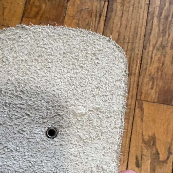 🏜️👗🐄Vintage 90s LEATHER SHOP Tribal Women's Stretch Belt Boho Metal Buckle Large - Picture 4 of 6